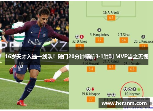 16岁天才入选一线队！破门20分钟领航3-1胜利 MVP当之无愧